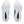 The outsole of this Teal Cumulus 26 is almost all white