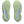 The outsole of this GT-2000 14 has a light green color noting where the rubber is located.