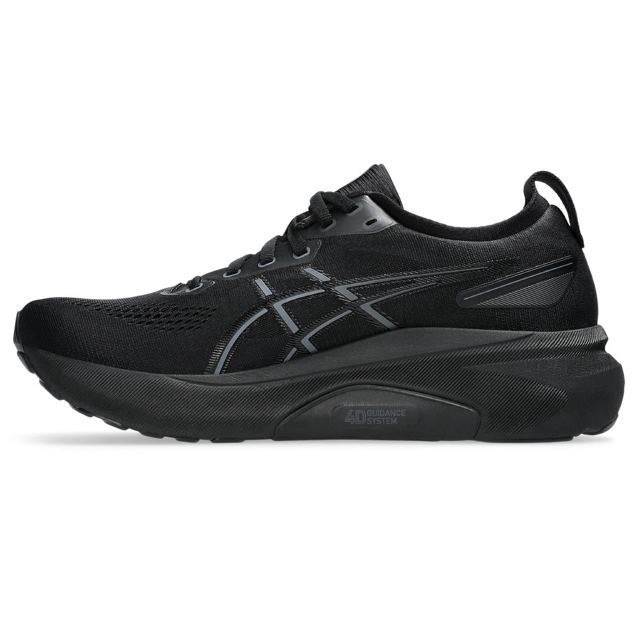 The midsole of the Kayano 31 has a big ASICS logo in black