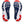 The outsole of thie men's kayano 31 has red pods in the highest wear areas and a blue  in others