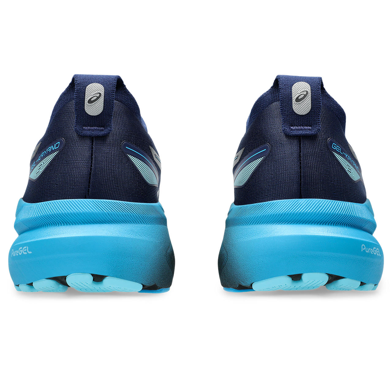 The midsole of the Kayano 31 has a bulbus look that helps to provide stability and cushion