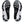 The outsole of the Kayano 31 is all black and white, just like the outsole
