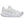 Men's Nimbus 27 white running shoe on a white background.