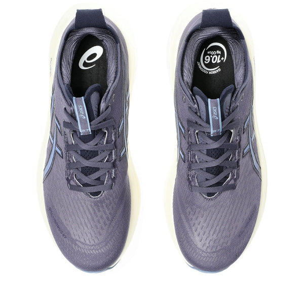 The material that ASICS uses around the collar of the Nimbus 27 is very soft and comfortable.