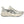 White running shoe with black accents on a white background