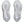 The outsole of this Men's Novablast 5 is all white.