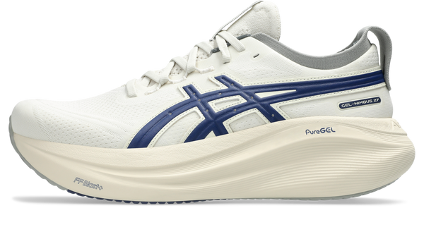PureGel is written on the midsole in navy blue lettering. 