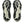 Black rubber is used on the outsole. 