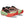 ASICS trail running shoes with green, red, and black design on a white background