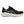 The men's ASICS running shoe is mostly all black with a big ASICS logo in the middle.