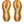 Bright orange rubber is used on the outsole.