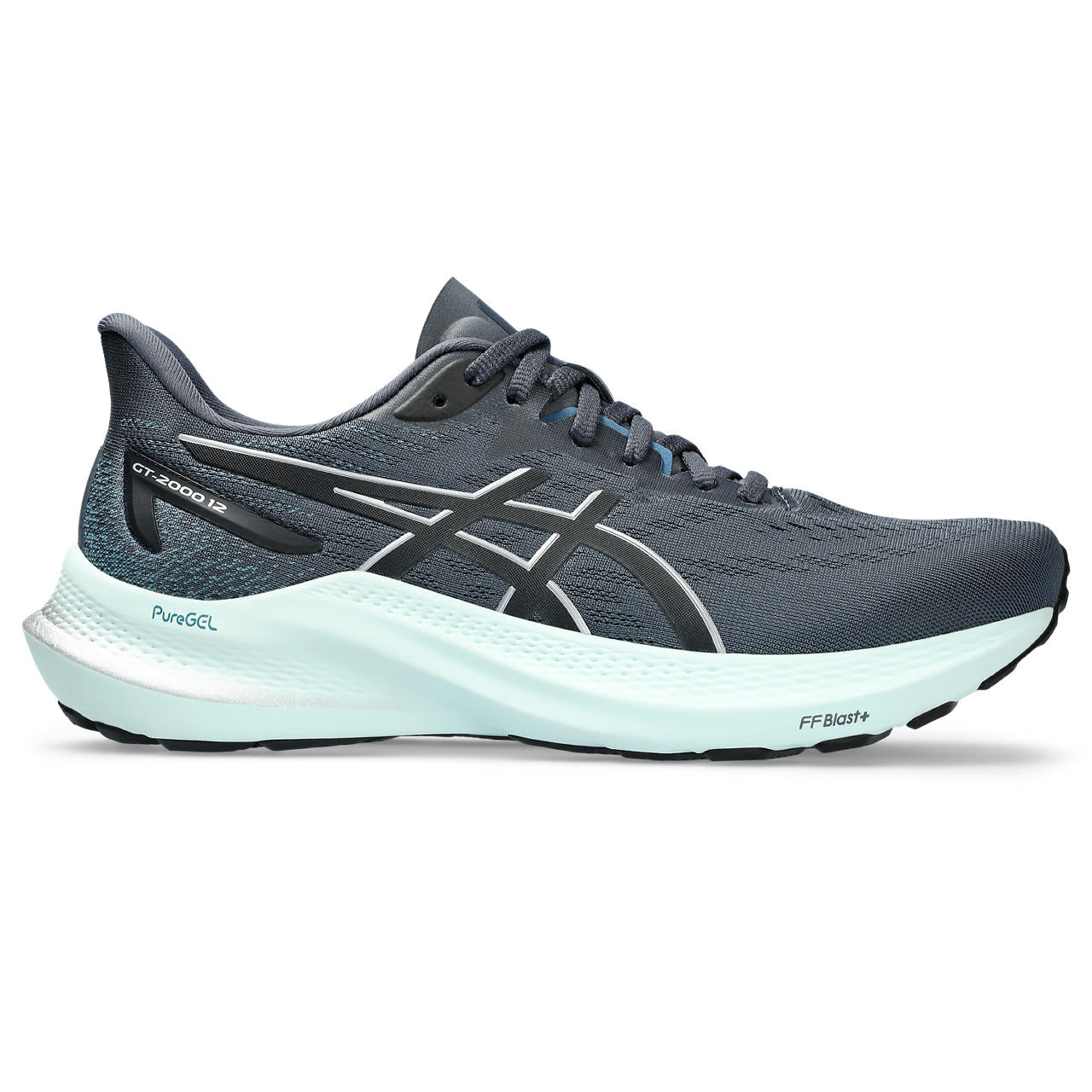 The Women's GT-2000 12 shoe is a versatile stability running shoe that's functional for various distances. We've reimagined this workhorse running style with less weight and a smoother heel-to-toe transition.