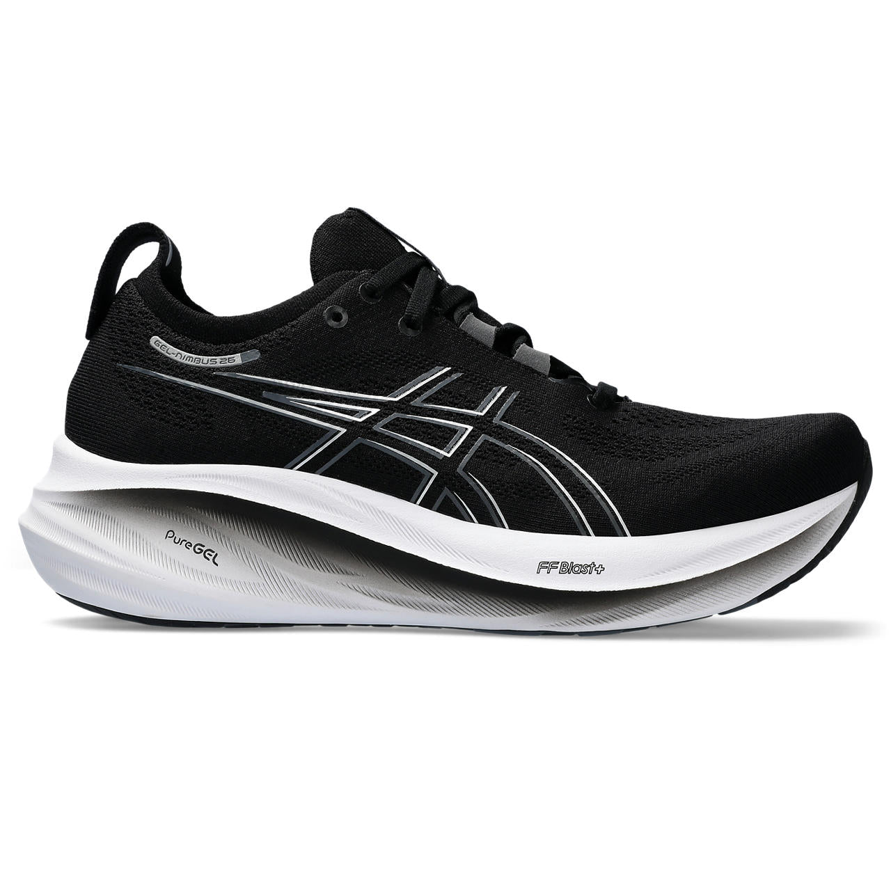 This Women's ASICS Nimbus 26 comes in teh Wide fit that wors great with women with wide feet