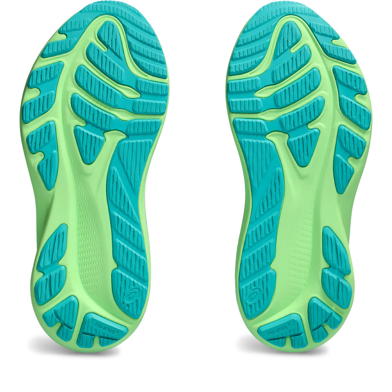 The outsole of the GT-2000 V12 is designed as part of the guidence system that helps to guide the foot through teh gait cycle