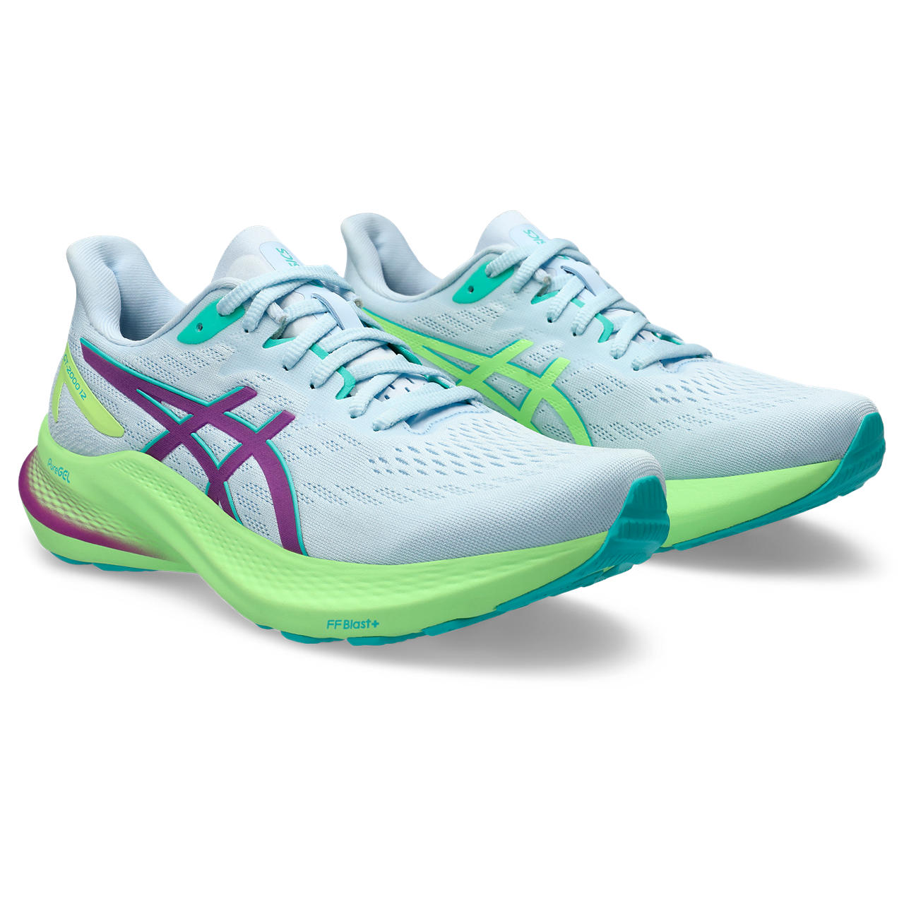 The GT-2000 12 Lite-Show is a versatile stability shoe that's functional for running at dawn or dusk. Its reflective accents are strategically positioned to help improve your visibility in low-light settings.