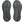 Black rubber is used on the outsole. 