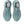 Teal laces are used to match the upper. 