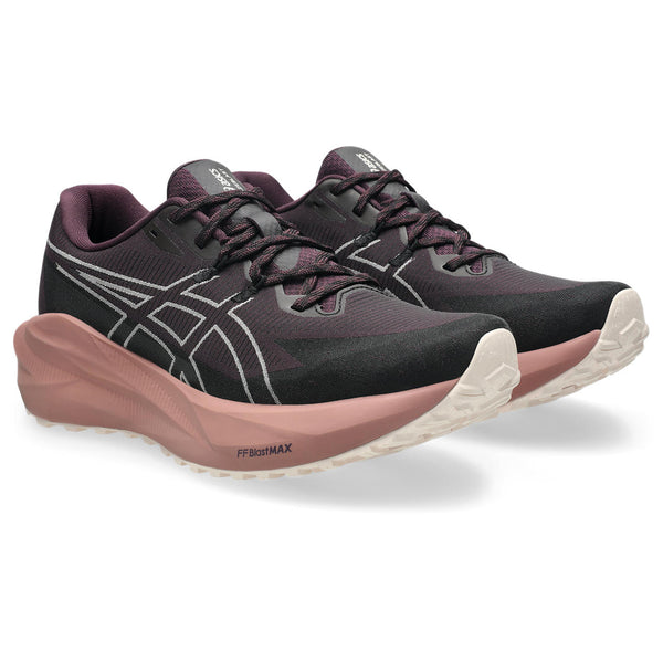 A white outline of an asics logo is in the middle of the upper on both sides