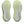 Neon green rubber is used on the outsole