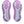 The outsole of these running shoes are white and pink.
