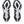 Black rubber is used in a geometric pattern on the outsole of this shoe. 