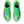 Lime green laces are used to match the upper. 