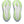 Pair of green and gray athletic shoes on a white background