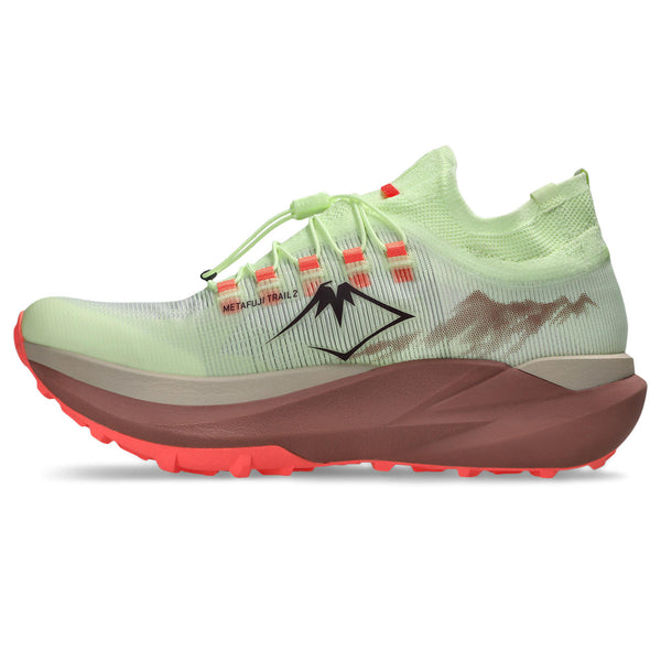 The shoe has a gaiter going up around the ankle