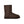 Deep brown calf length slipper boot