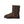 Deep brown calf length slipper boot