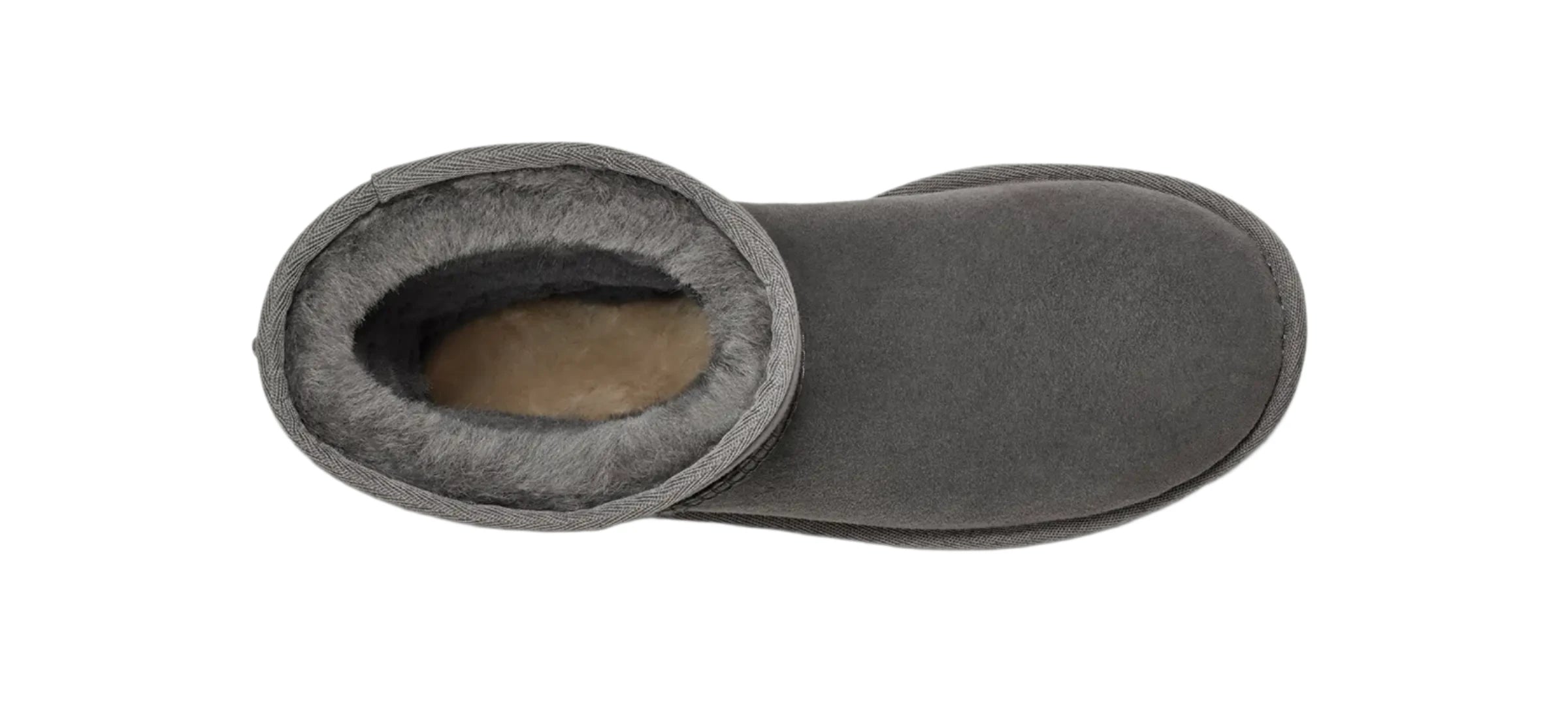 The grey sheepskin matches the same grey on the upper of this Ugg Boot