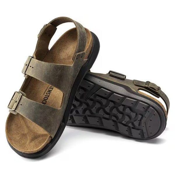 The outsole of this shoe is black and has a deeper tread to help with traction. 