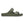 This Arizona Birkenstock sandal has a monochromatic look with a army green upper and midsole. 