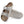 The outsole of this shoe is grey and has a geometric pattern. Birkenstock is stamped into the suede upper on the medial side. 