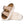 The EVA outsole on this shoe is white and has deep horizontal lines running through it. 