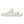 This Arizona Birkenstock sandal has a monochromatic look with a off-white upper and midsole. 