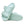 The outsole of this shoe is seafoam green and has a geometric pattern. Birkenstock is stamped into the upper on the medial side. 