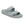 Slate green 2 strap sandal on a white background