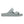 Slate green 2 strap sandal on a white background