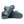 Slate grey sandal on a white background