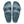 Slate grey sandal on a white background