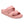 Pink 2 strap sandal on a white background