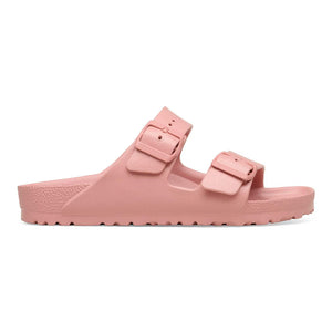 Pink 2 strap sandal on a white background