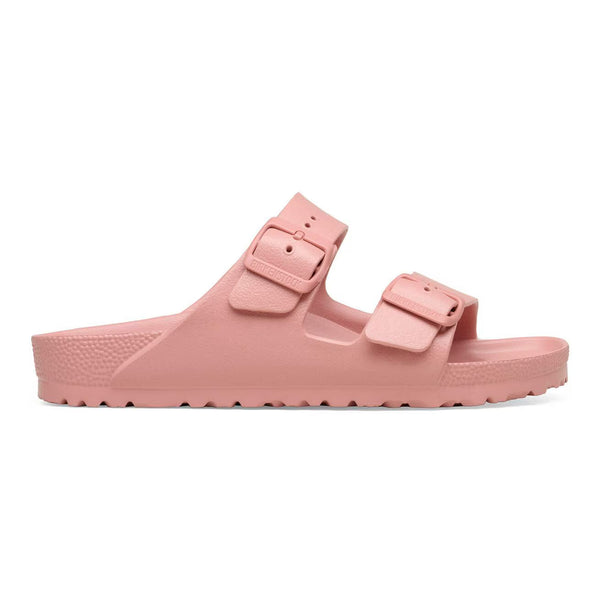Pink 2 strap sandal on a white background