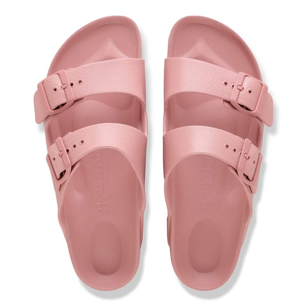 Pink 2 strap sandal on a white background