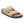 Tan 2 strap sandal on a white background