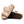 Tan 2 strap sandal on a white background