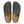 Charcoal grey suede clog on a white background