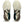 Close-up of a pair of shoes with a focus on the sole design.