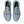 Gray running shoes with yellow accents and Asics logo on a white background